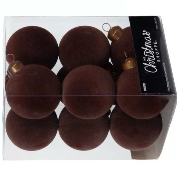 x2 HOBBY LOBBY ORNAMENTS - Flocked Ornaments - Picture 4 of 8